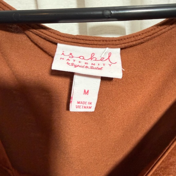 Isabel Maternity Shirt in Copper Brown size Mediun - Picture 3 of 4